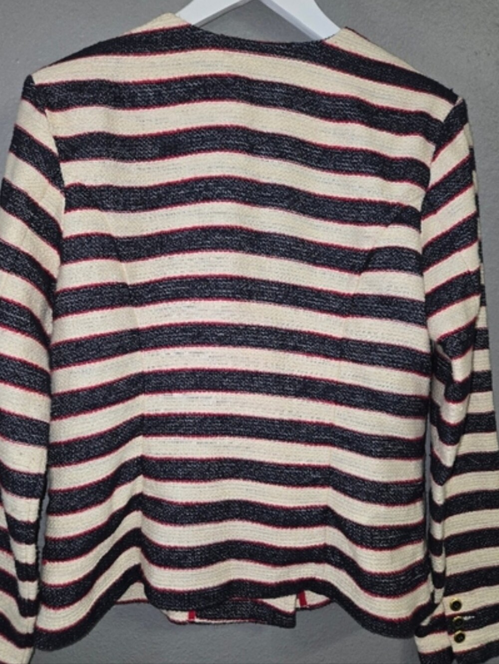 Cabi Nautical Saylor Double Breasted Blazer Size 6 - Picture 10 of 12